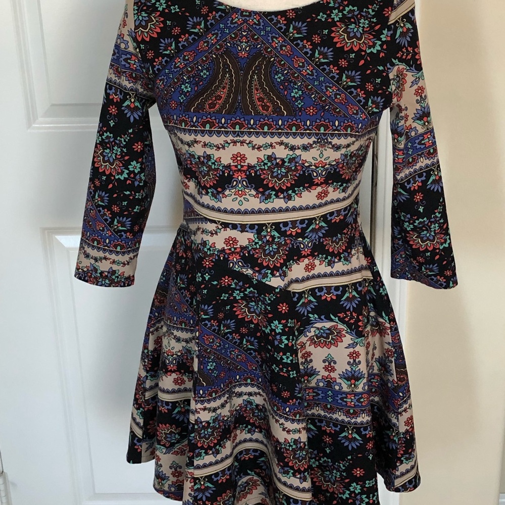 Dan Munier.A-Line MultiColored Dress.NWOT.